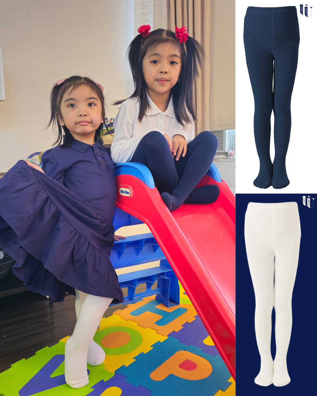 Toddlers Girls Winter Thick Cotton Solid Leggings